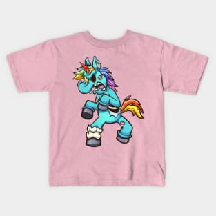 Zombie unicorn Kids T-Shirt